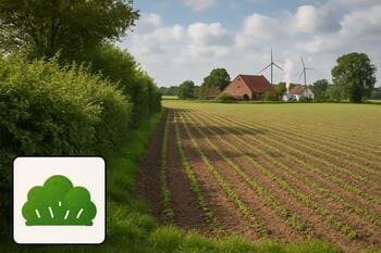 Hedge view along the edge map