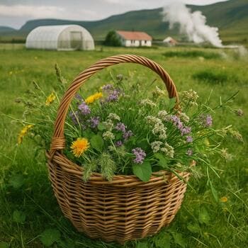 Small punnet with a meadow mix