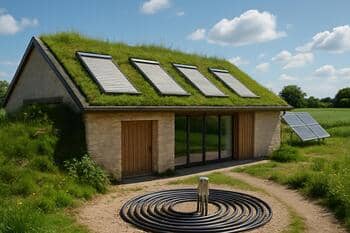 Roof louver half-open under bright noon light